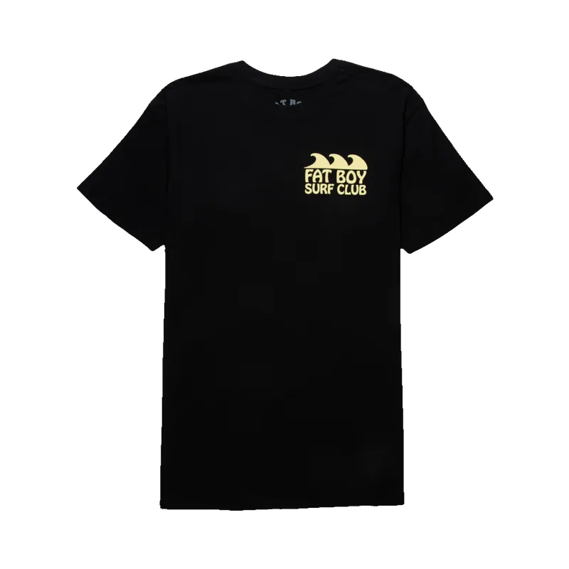Coast 2 Coast Tee - Black made by Fat Boy Surf Club