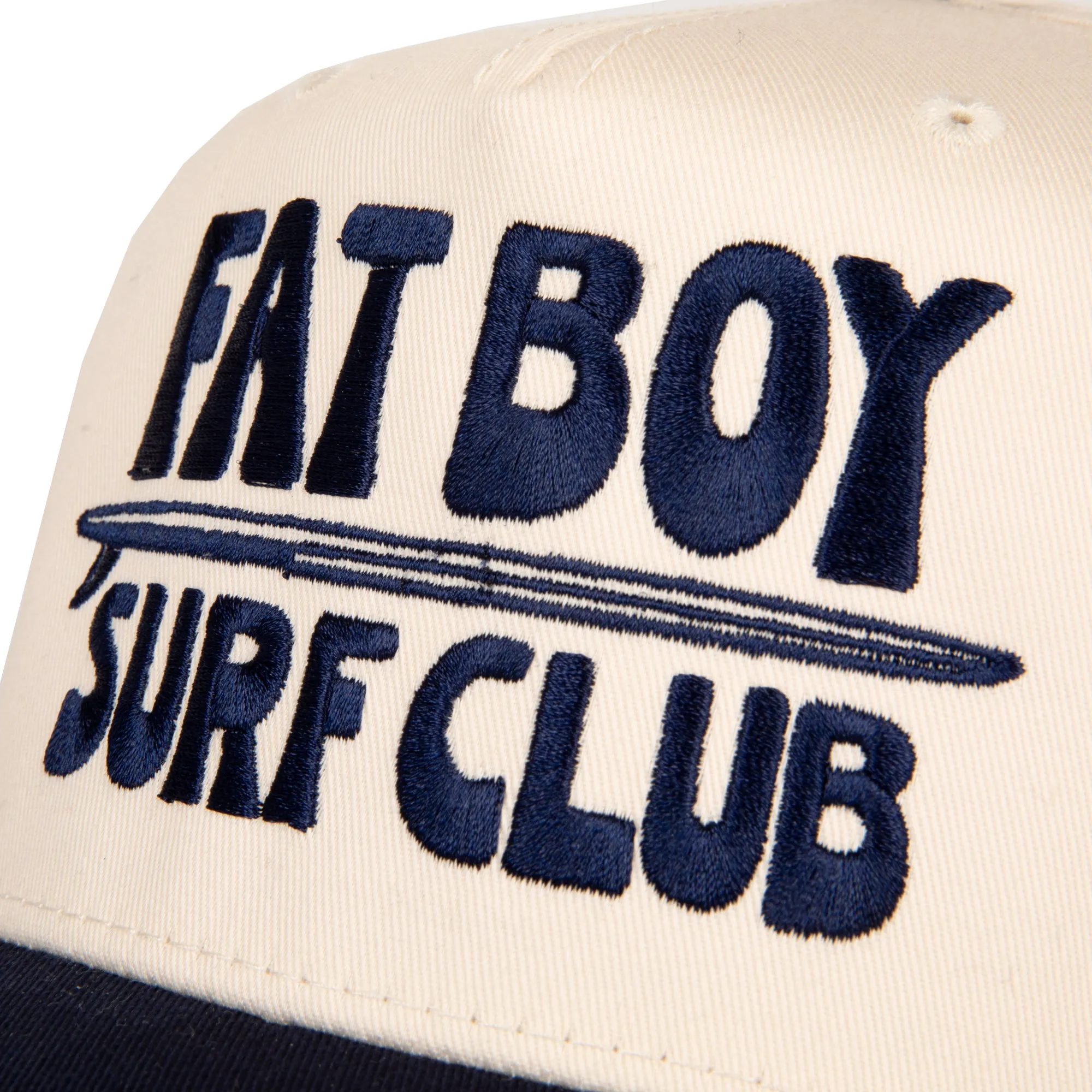 Apres Surf Embroidered Hat - Navy & Natural sold by Fat Boy Surf Club product image thumbnail 2