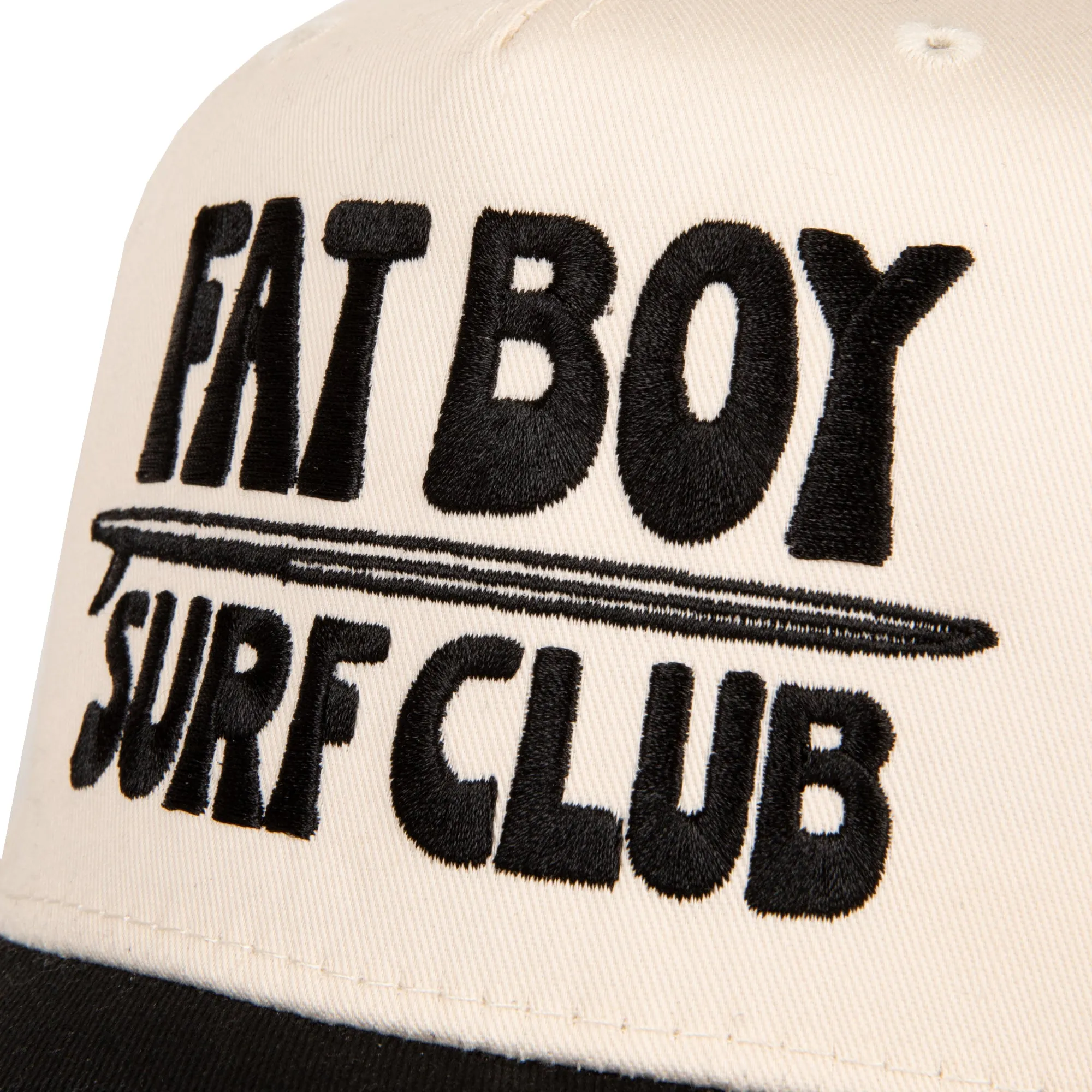 Apres Surf Embroidered Hat - Black & Natural sold by Fat Boy Surf Club product image thumbnail 2