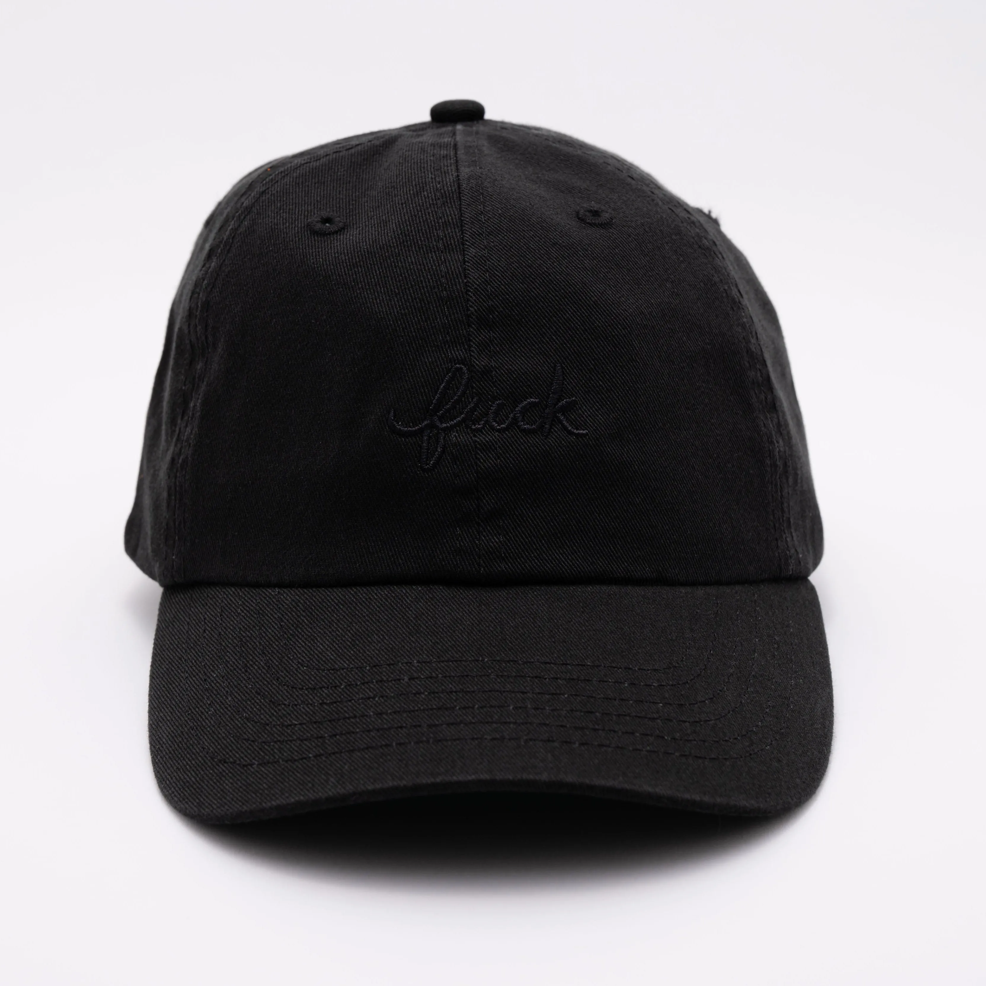 Fuck Script Baseball Hat sold by Pretty Attitude product image thumbnail 4