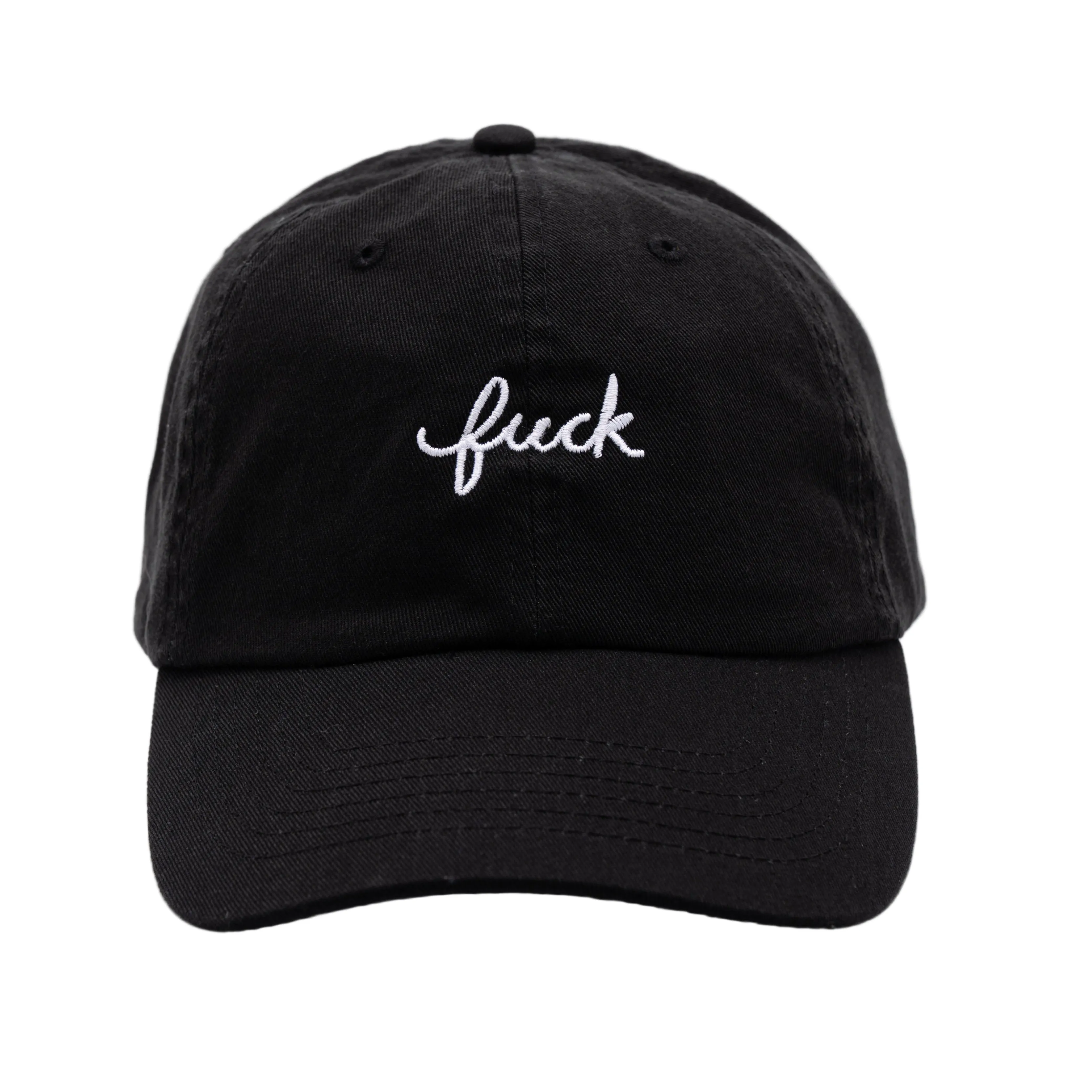 Fuck Script Baseball Hat sold by Pretty Attitude product image thumbnail 3