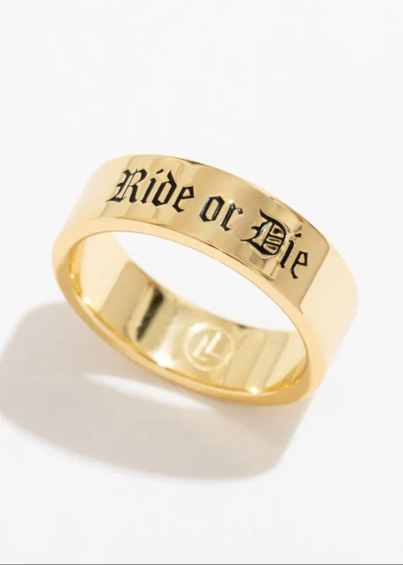 Ride or Die Eternity Band made by Pretty Attitude
