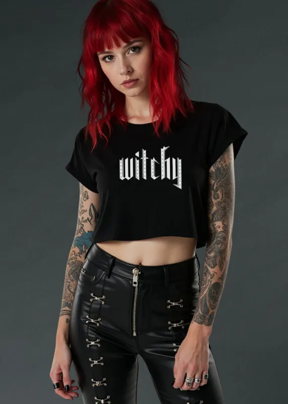 Cropped Witchy Shirt sold by Pretty Attitude