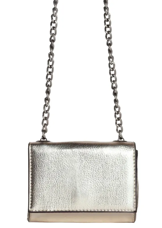 METALLIC LEATHER CROSSBODY BAG sold by Pretty Attitude