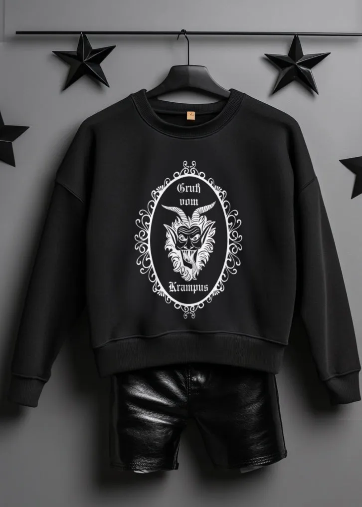 Merry Krampus Spooky Christmas Sweater sold by Pretty Attitude product image thumbnail 2