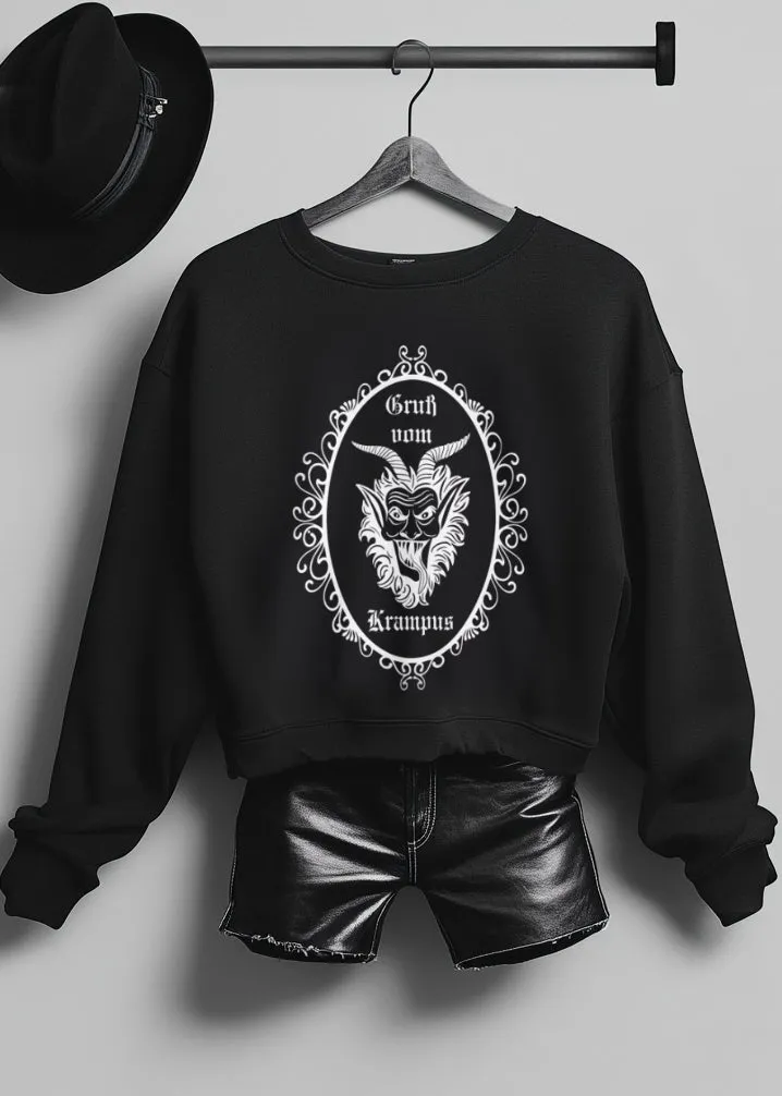 Merry Krampus Spooky Christmas Sweater sold by Pretty Attitude product image thumbnail 4