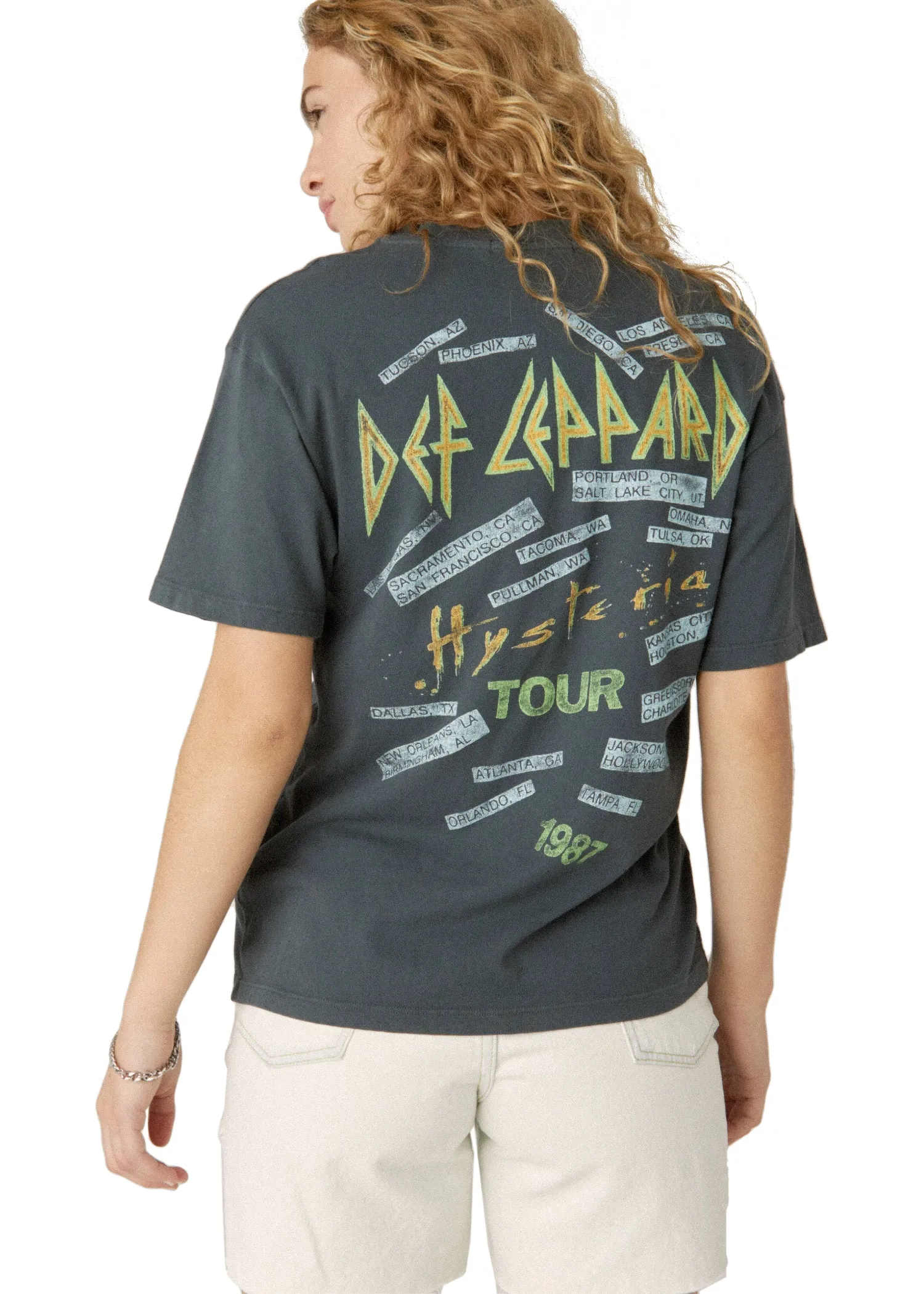 Def Leppard Hysteria Tour Band Tee by Daydreamer LA sold by Pretty Attitude product image thumbnail 4