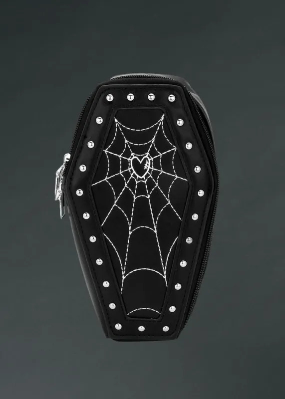 Spider Web Coffin Crossbody Bag sold by Pretty Attitude