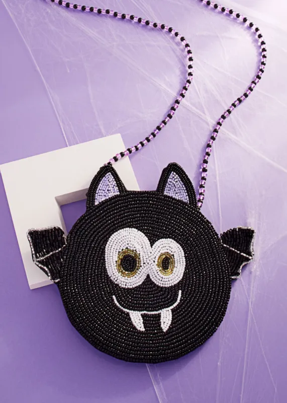 Bat Out of Hell beaded Crossbody Bag sold by Pretty Attitude