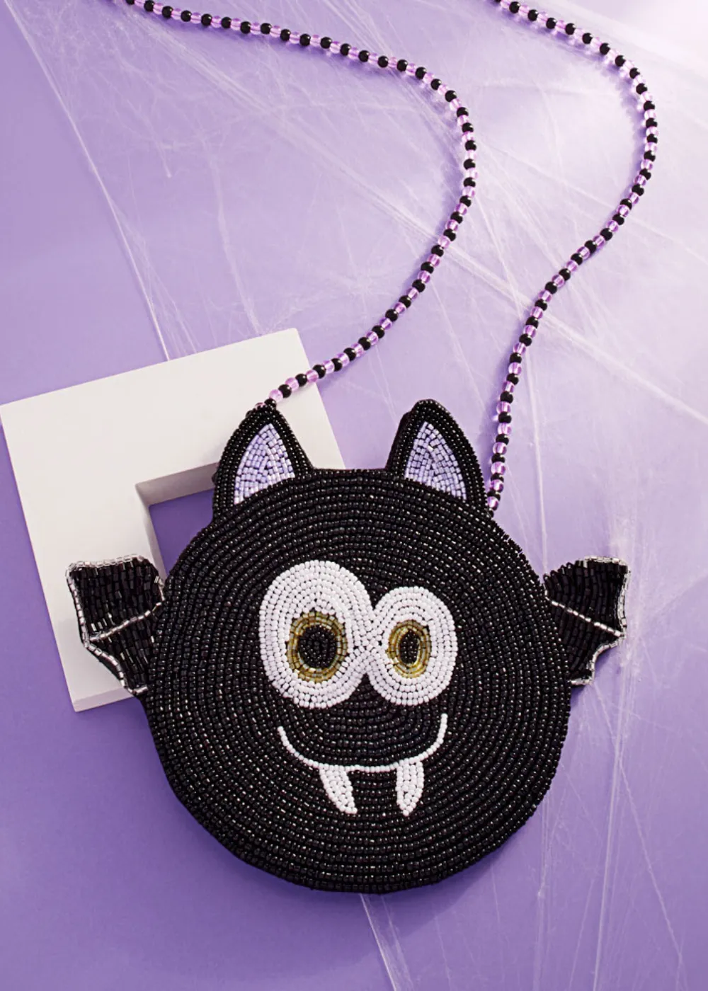 Bat Out of Hell beaded Crossbody Bag sold by Pretty Attitude