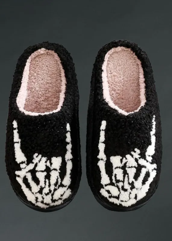 Rock On Skeleton Slipper sold by Pretty Attitude