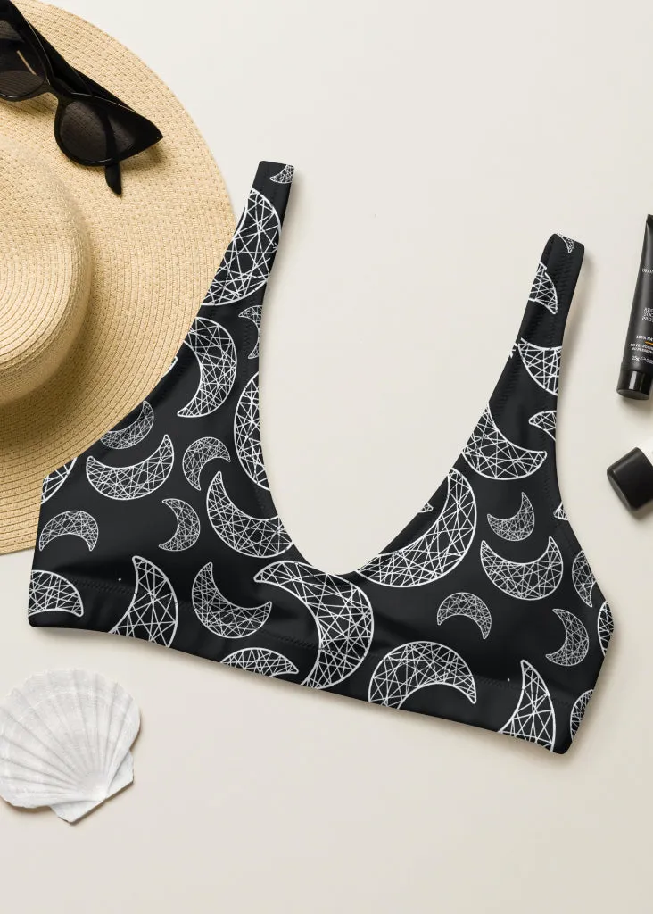 Gothic Moon Print Bikini Top sold by Pretty Attitude product image thumbnail 3