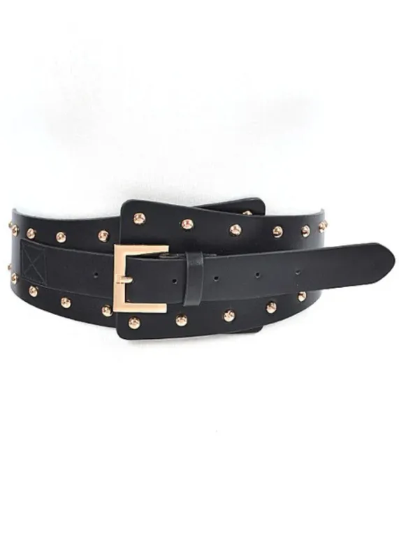 Rock Show Studded Iconic Wide Corset Belt sold by Pretty Attitude