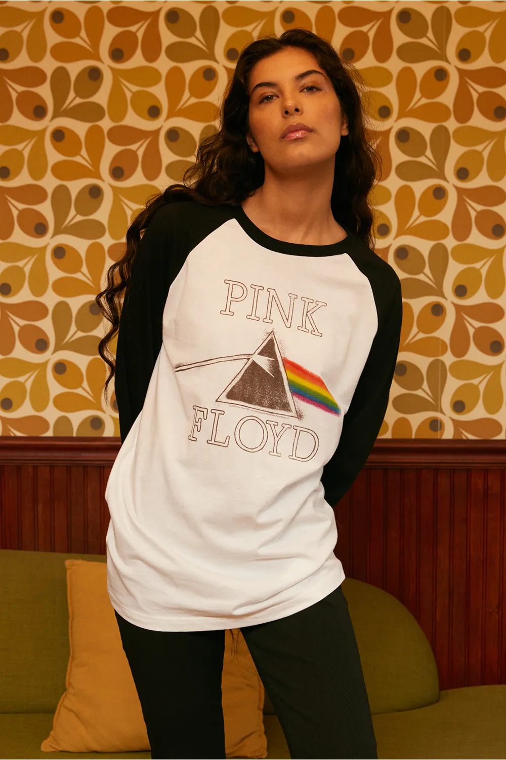 Pink Floyd Long Sleeve Baseball Tee sold by Pretty Attitude product image thumbnail 2