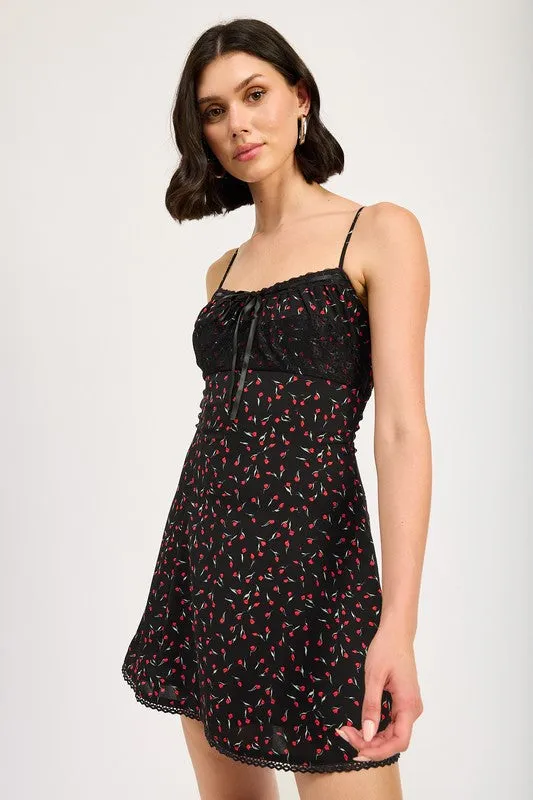 LACE TRIM SLIP DRESS sold by Pretty Attitude
