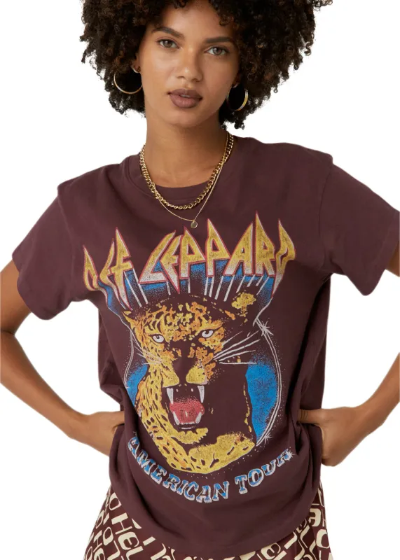 DEF LEPPARD AMERICAN TOUR TEE by Daydreamer LA sold by Pretty Attitude