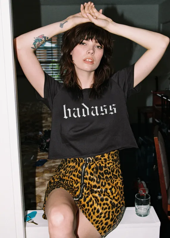 Cropped Badass Rock n Roll Shirt made by Pretty Attitude