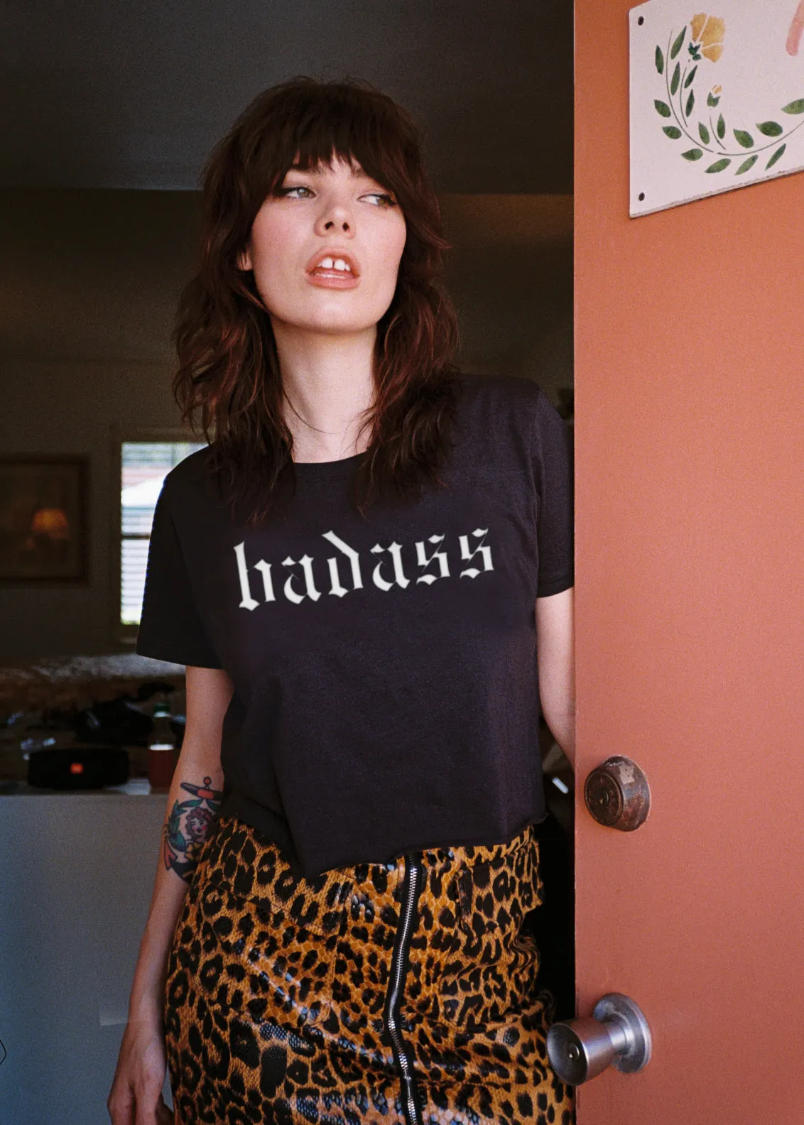 Cropped Badass Rock n Roll Shirt sold by Pretty Attitude product image thumbnail 2