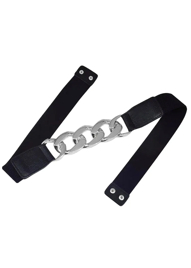Metal Chain Link Elastic Belt sold by Pretty Attitude product image thumbnail 2