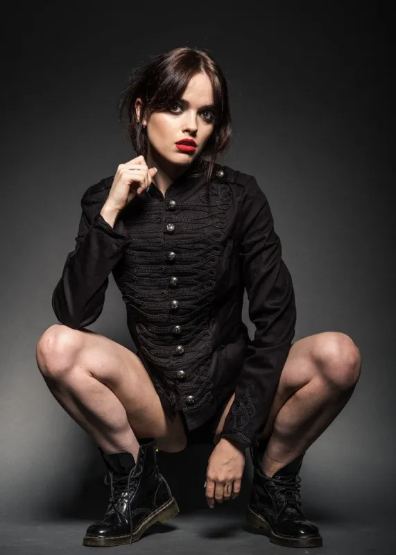 After Midnight Steampunk Military Jacket sold by Pretty Attitude