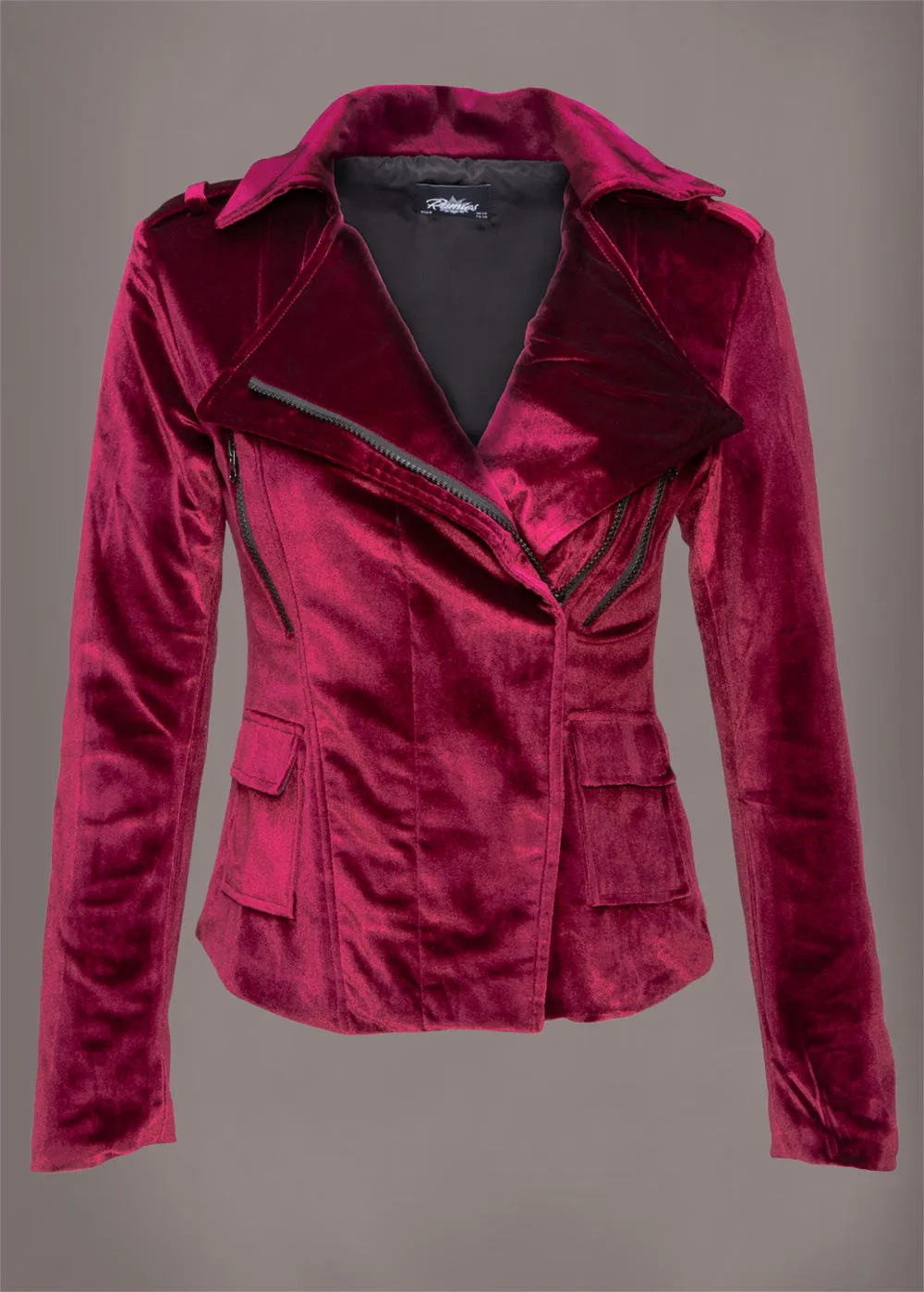 You Could Be Mine Red Velvet Jacket sold by Pretty Attitude product image thumbnail 2