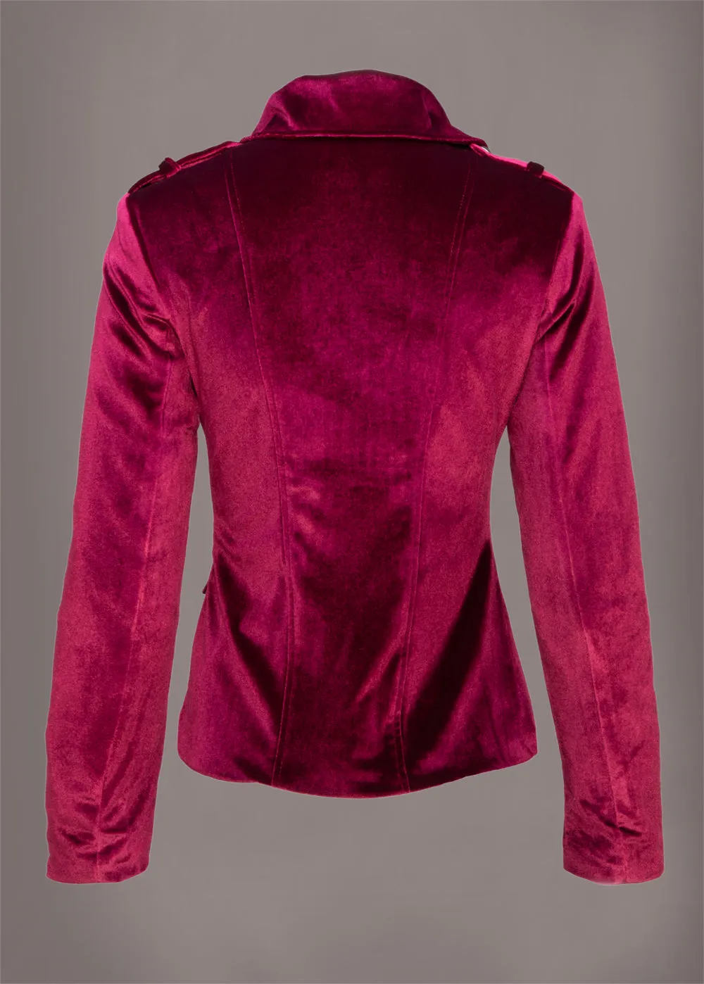 You Could Be Mine Red Velvet Jacket sold by Pretty Attitude product image thumbnail 3