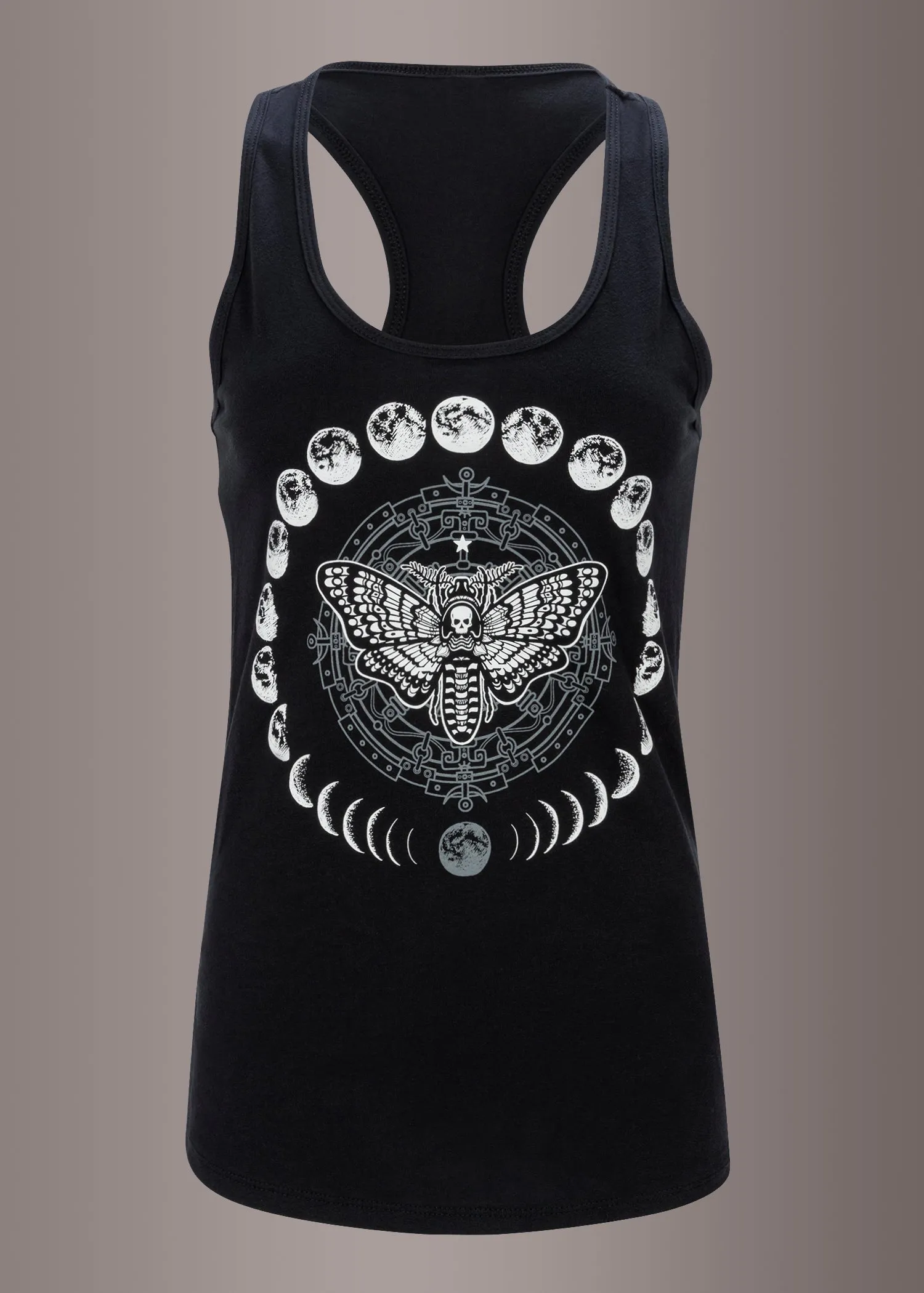 Moth Moon Phases Shirt sold by Pretty Attitude product image thumbnail 3