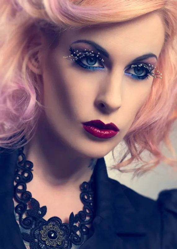 Black Romance Black Lace Choker Necklace sold by Pretty Attitude