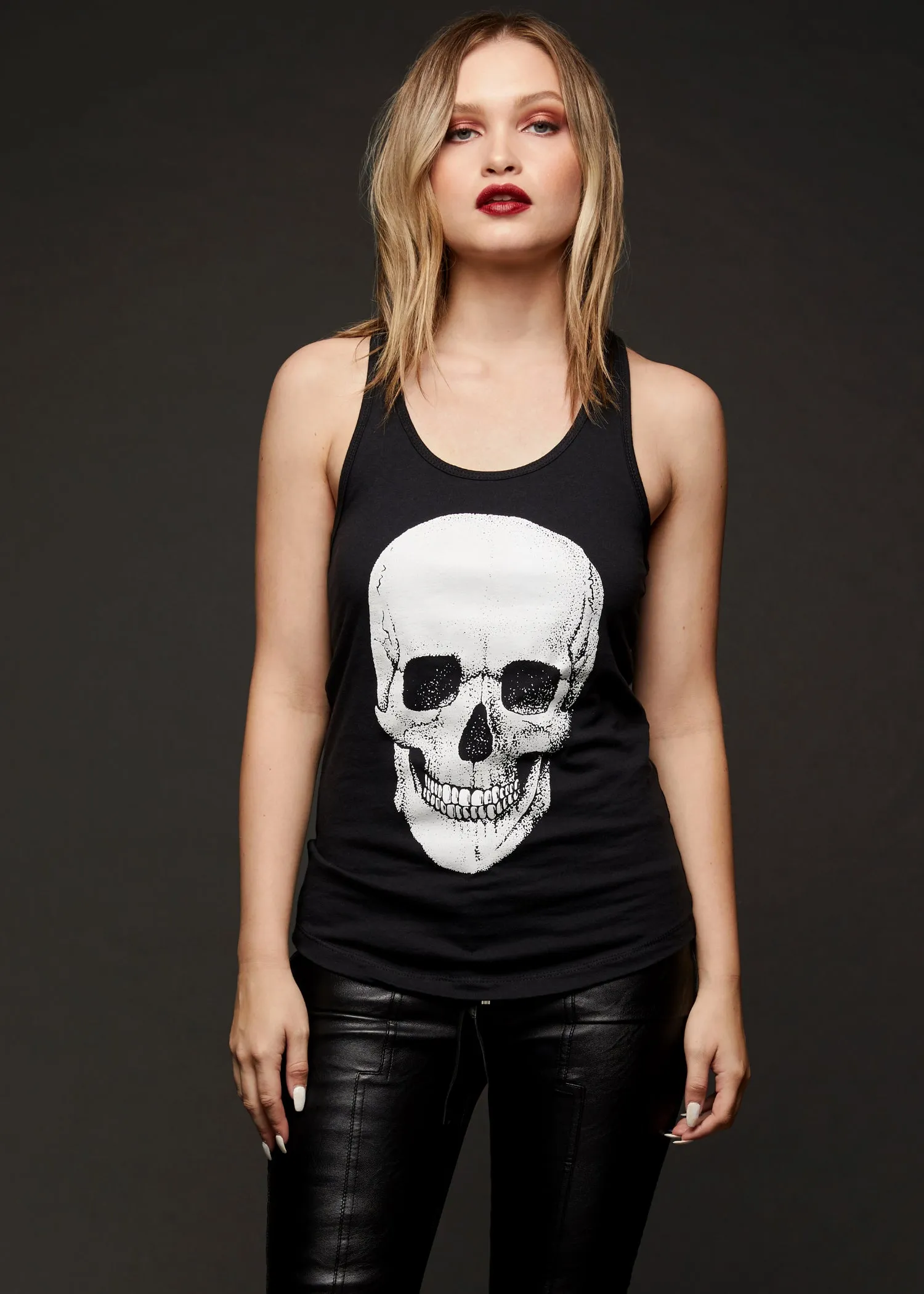 Highway to Hell Black Skull Tank Top sold by Pretty Attitude