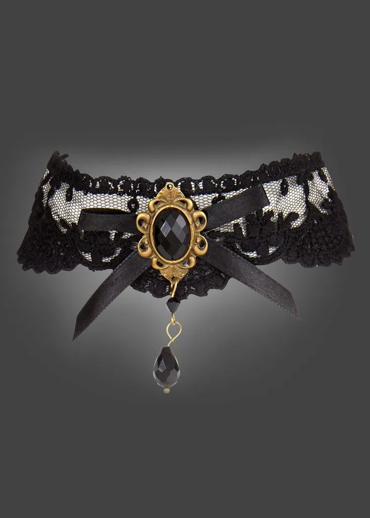 Eternal Love Black Lace Choker Necklace sold by Pretty Attitude product image thumbnail 4