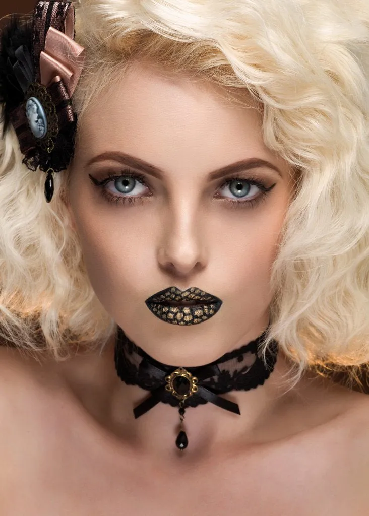 Eternal Love Black Lace Choker Necklace sold by Pretty Attitude product image thumbnail 3