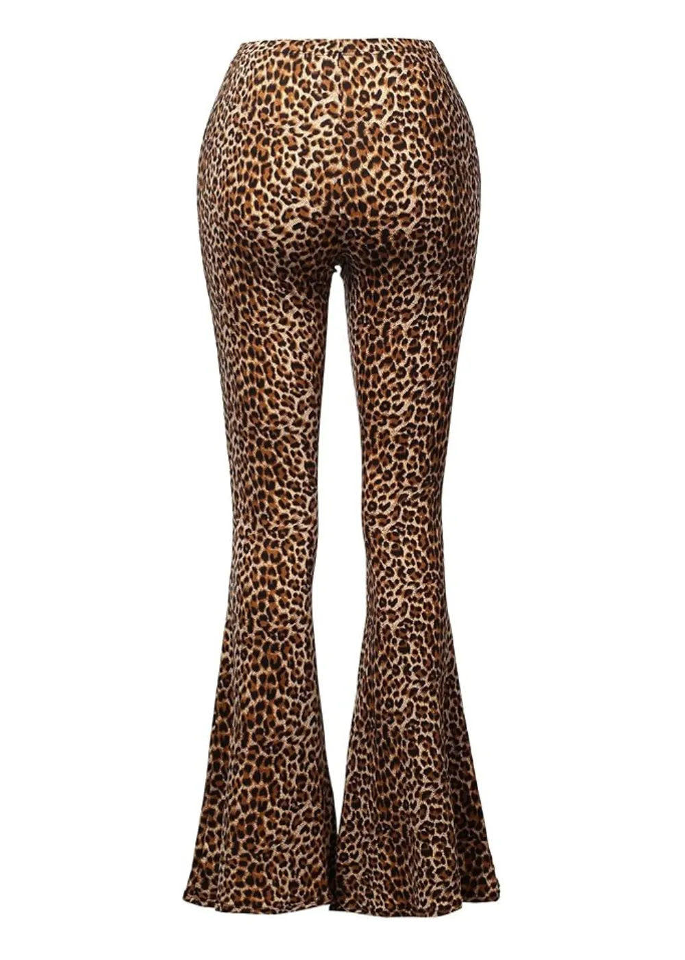 Wild One Leopard Print Bell Bottom Pants sold by Pretty Attitude product image thumbnail 2