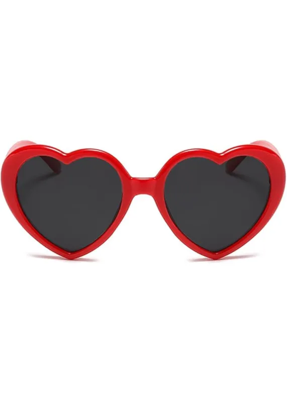 Red Heart retro sunglasses sold by Pretty Attitude