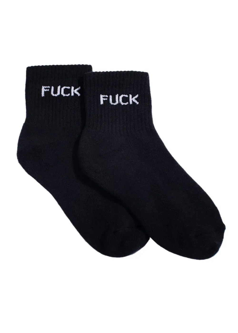 Zero Fucks Given Black Socks sold by Pretty Attitude