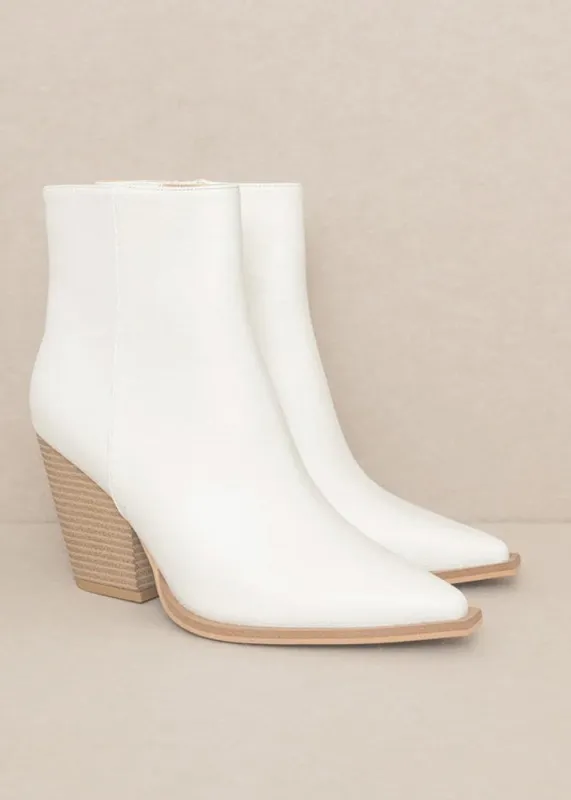 Sonia Western Ankle Boots - Patterned Suede Cowboy Booties made by Let's See Style