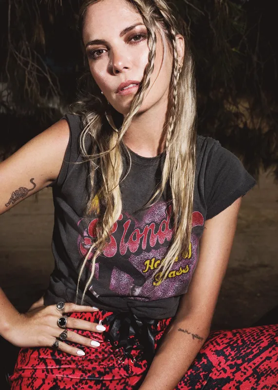 Blondie Heart of Glass Band Shirt by Junk Food sold by Pretty Attitude