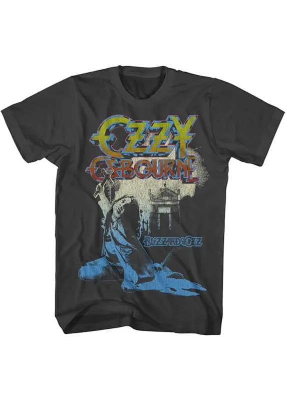 Ozzy Osbourne Blizzard of Ozz Oversized Graphic Tee made by Pretty Attitude