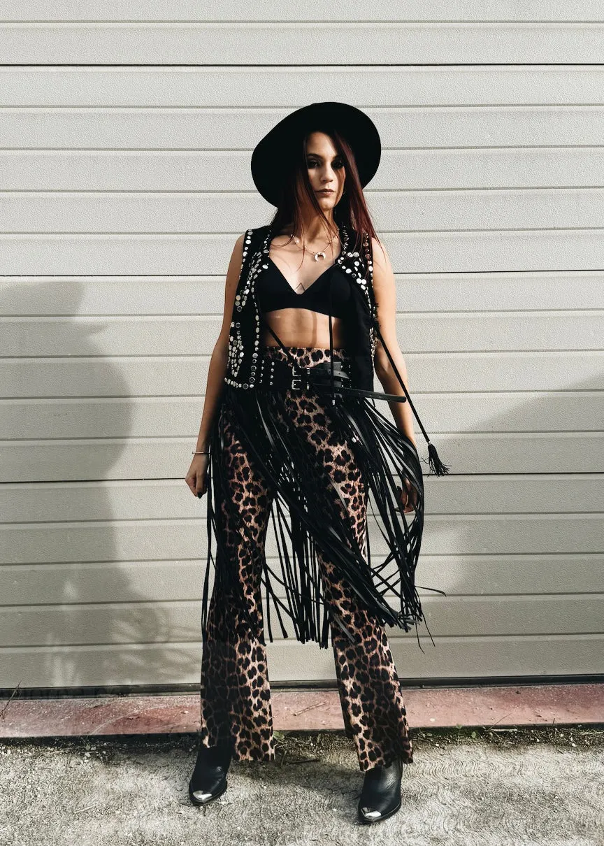 Studded Fringe Waist Belt sold by Pretty Attitude product image thumbnail 5