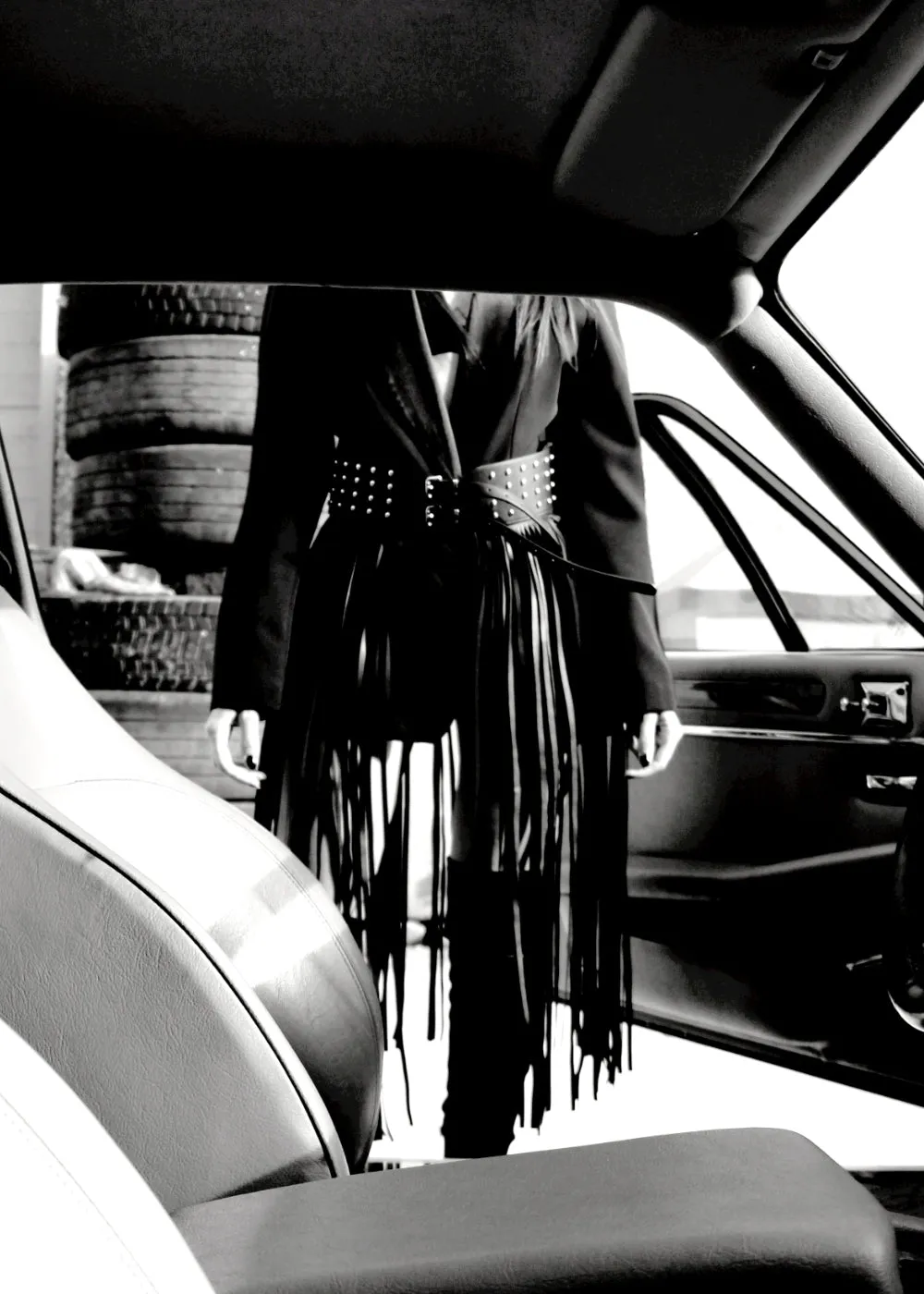 Studded Fringe Waist Belt sold by Pretty Attitude product image thumbnail 4