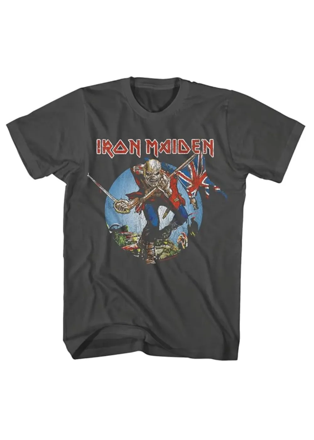 Iron Maiden The Trooper Tour Band Tee | Oversized Vintage Graphic Shirt sold by Pretty Attitude product image thumbnail 2