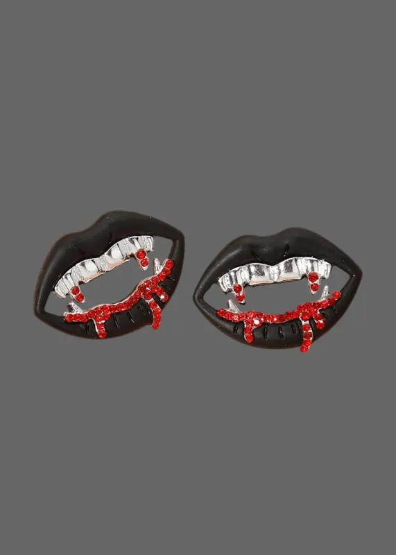 Halloween Vampire Fang Earrings made by Pretty Attitude