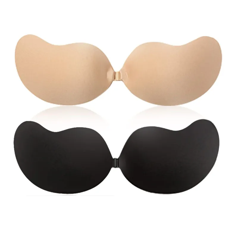 2 Pairs Sticky Bra Backless Adhesive Strapless Invisible Stick on Bras for Women sold by Good American Jeans