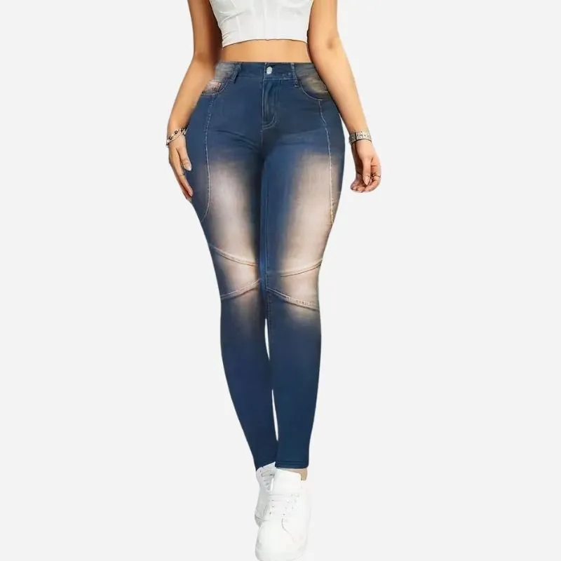 Sculpting High Waisted Skinny Jeans for Women Stretch Denim Slim Fit Pants sold by Good American Jeans product image thumbnail 4