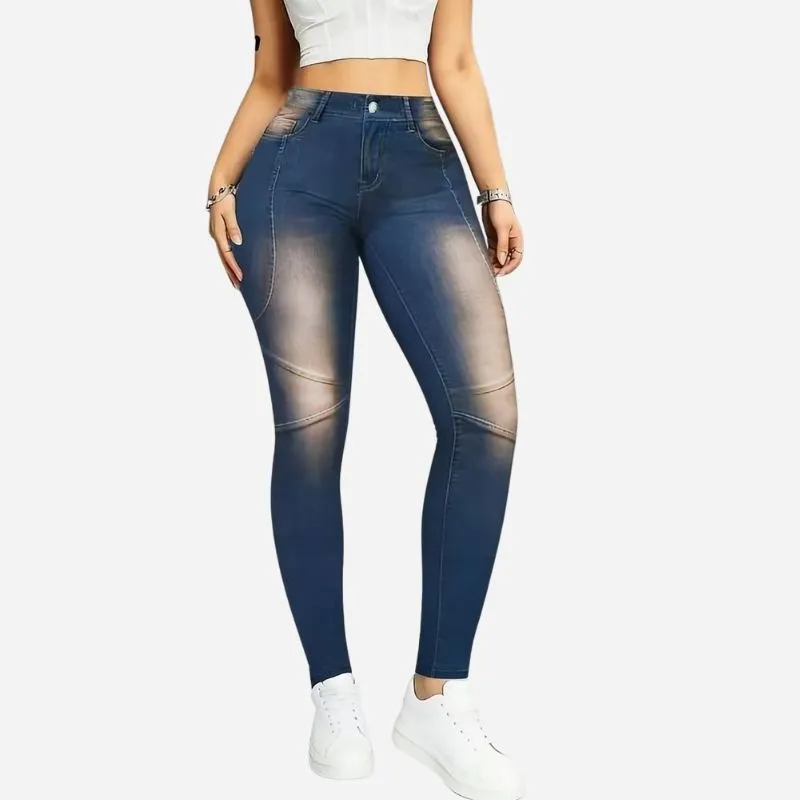 Sculpting High Waisted Skinny Jeans for Women Stretch Denim Slim Fit Pants made by Good American Jeans