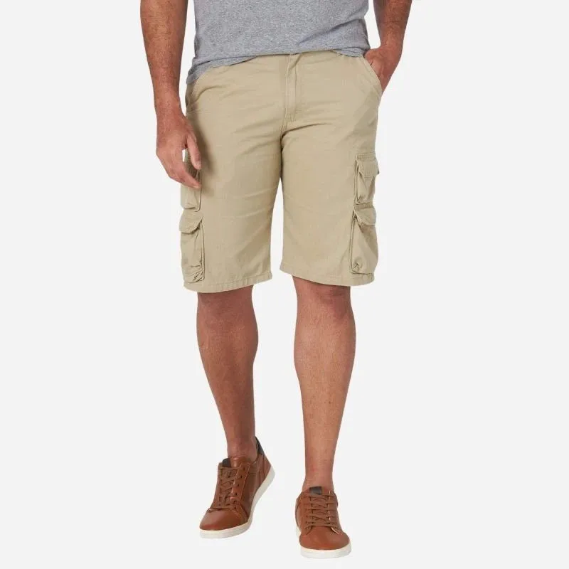 Men's Classic Cargo Shorts Relaxed Fit Multi Pocket Casual Work Shorts made by Good American Jeans
