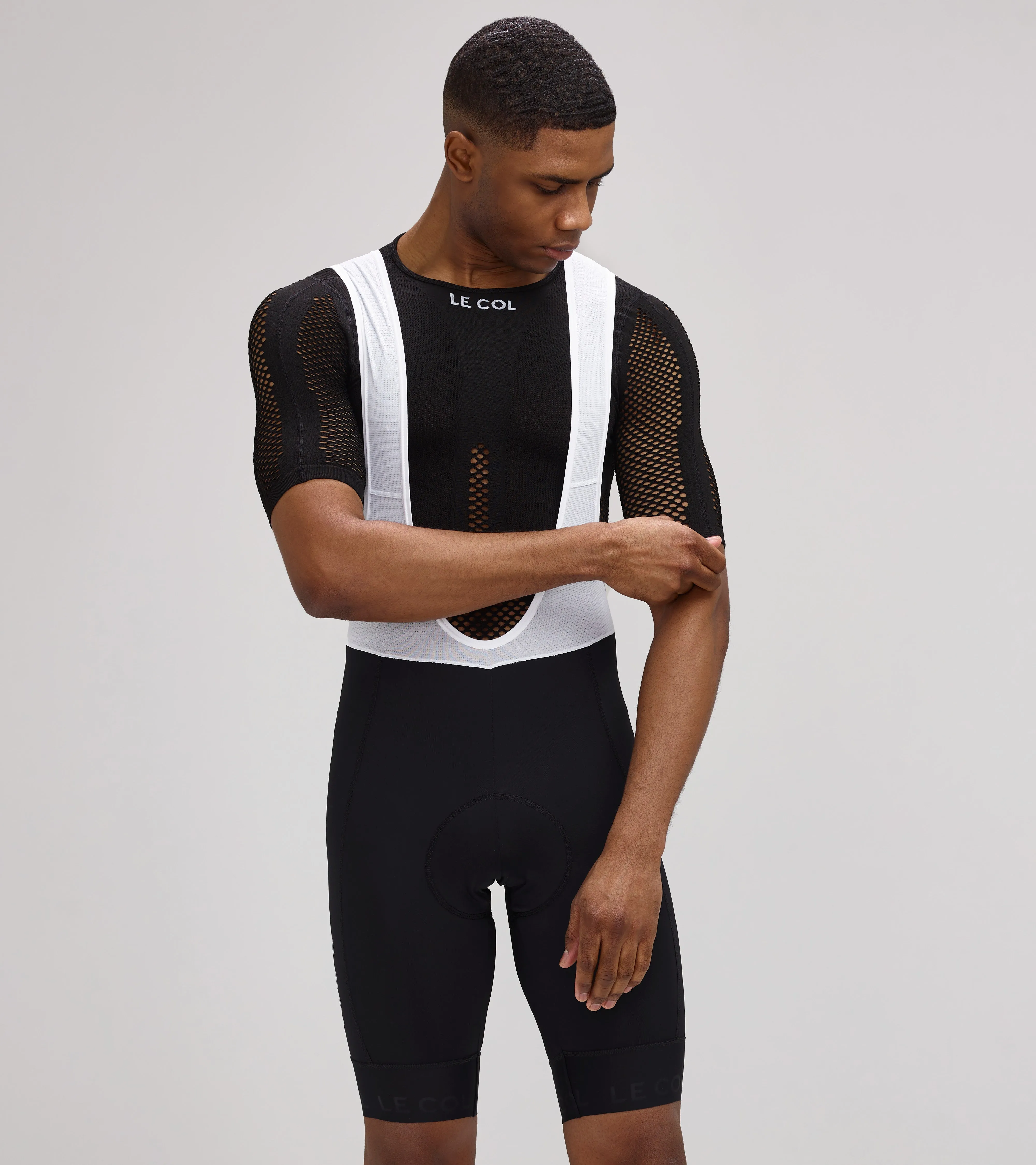 Unisex Pro Mesh Short Sleeve Base Layer sold by Le Col product image thumbnail 2