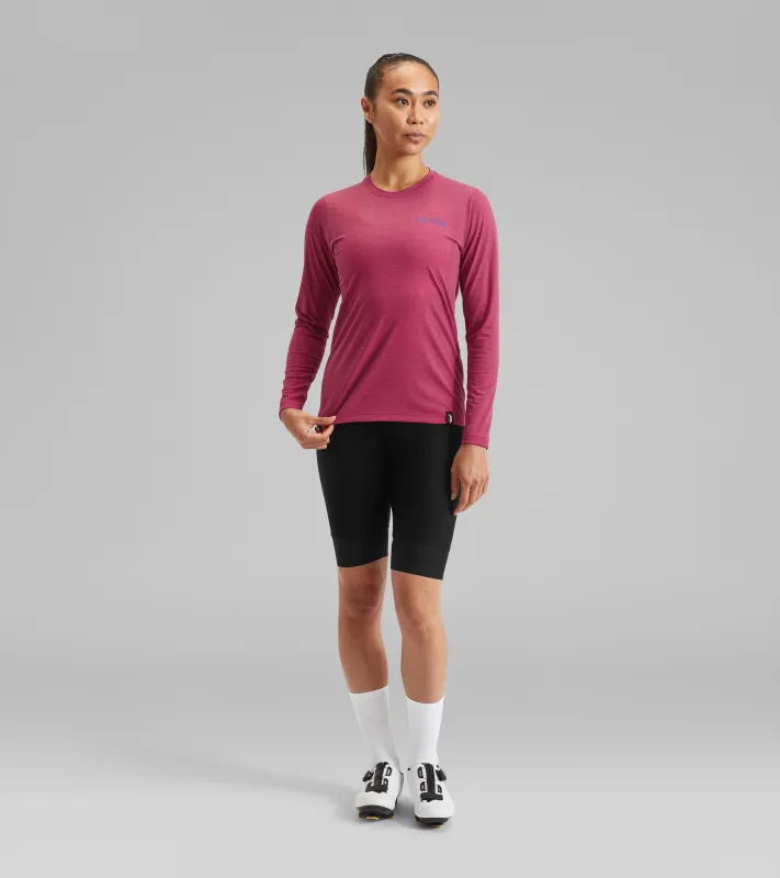 Womens ARC Merino Long Sleeve T-Shirt sold by Le Col