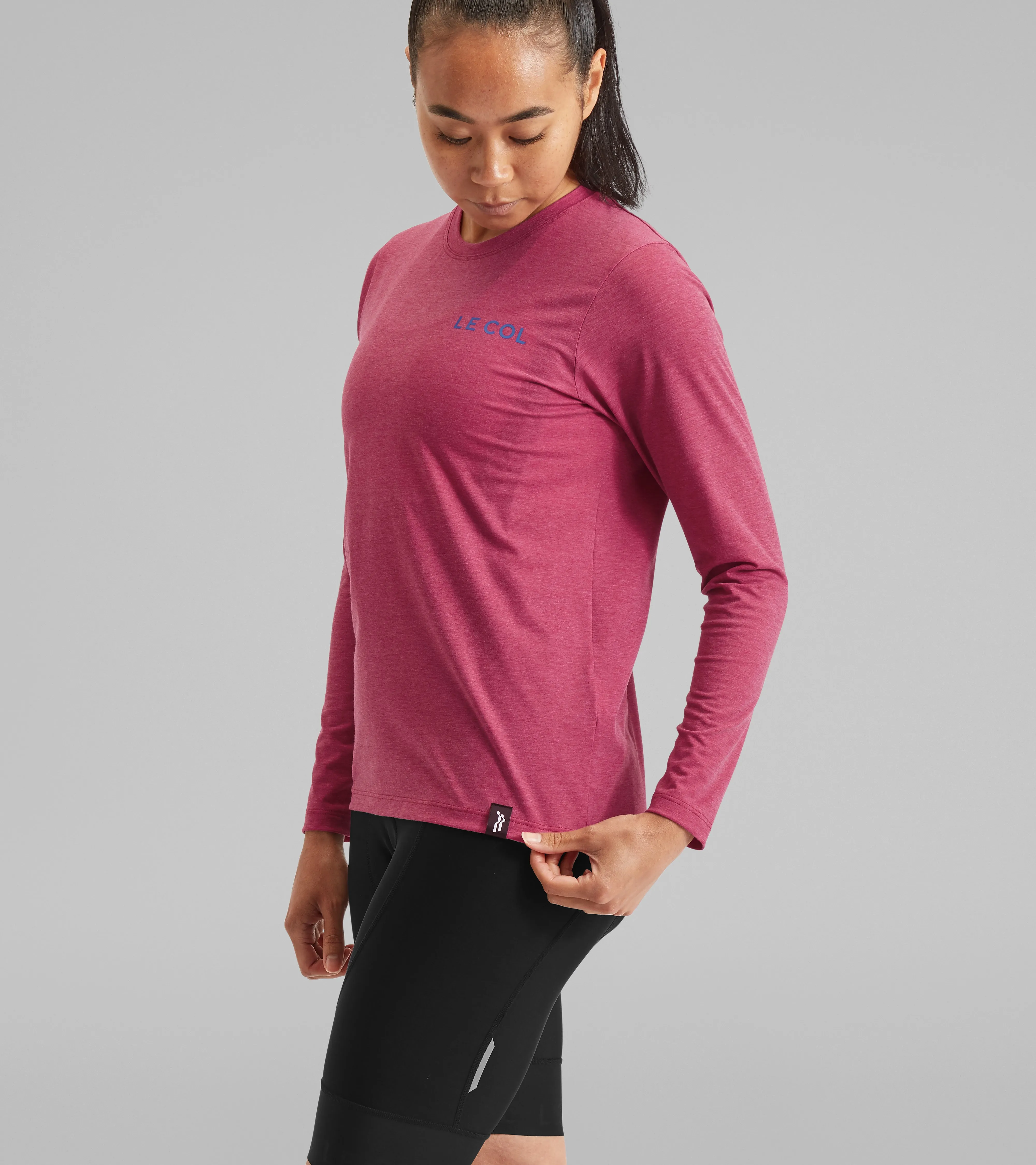 Womens ARC Merino Long Sleeve T-Shirt sold by Le Col product image thumbnail 2