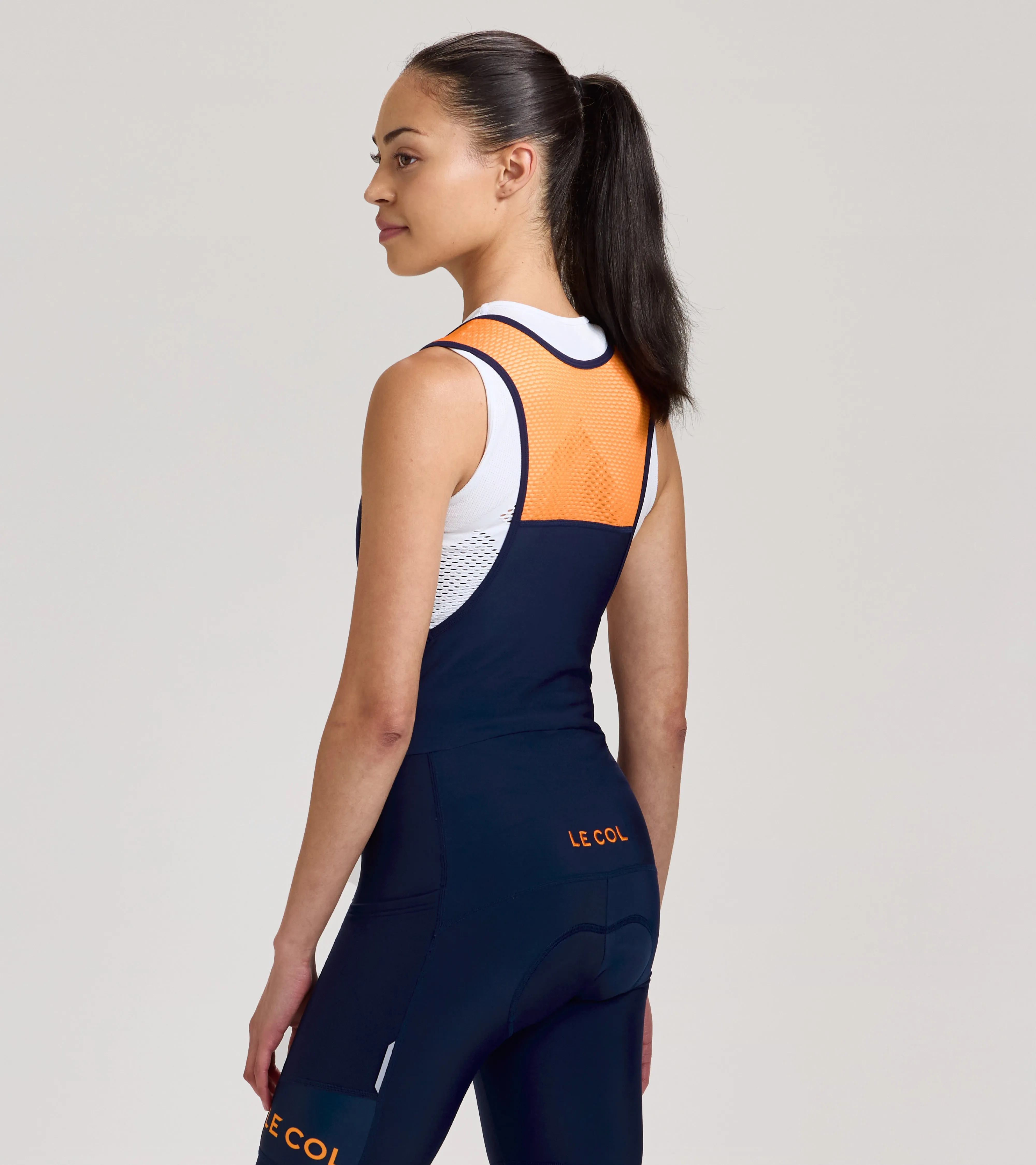 Womens Sport Cargo Thermal Bib Shorts sold by Le Col product image thumbnail 4