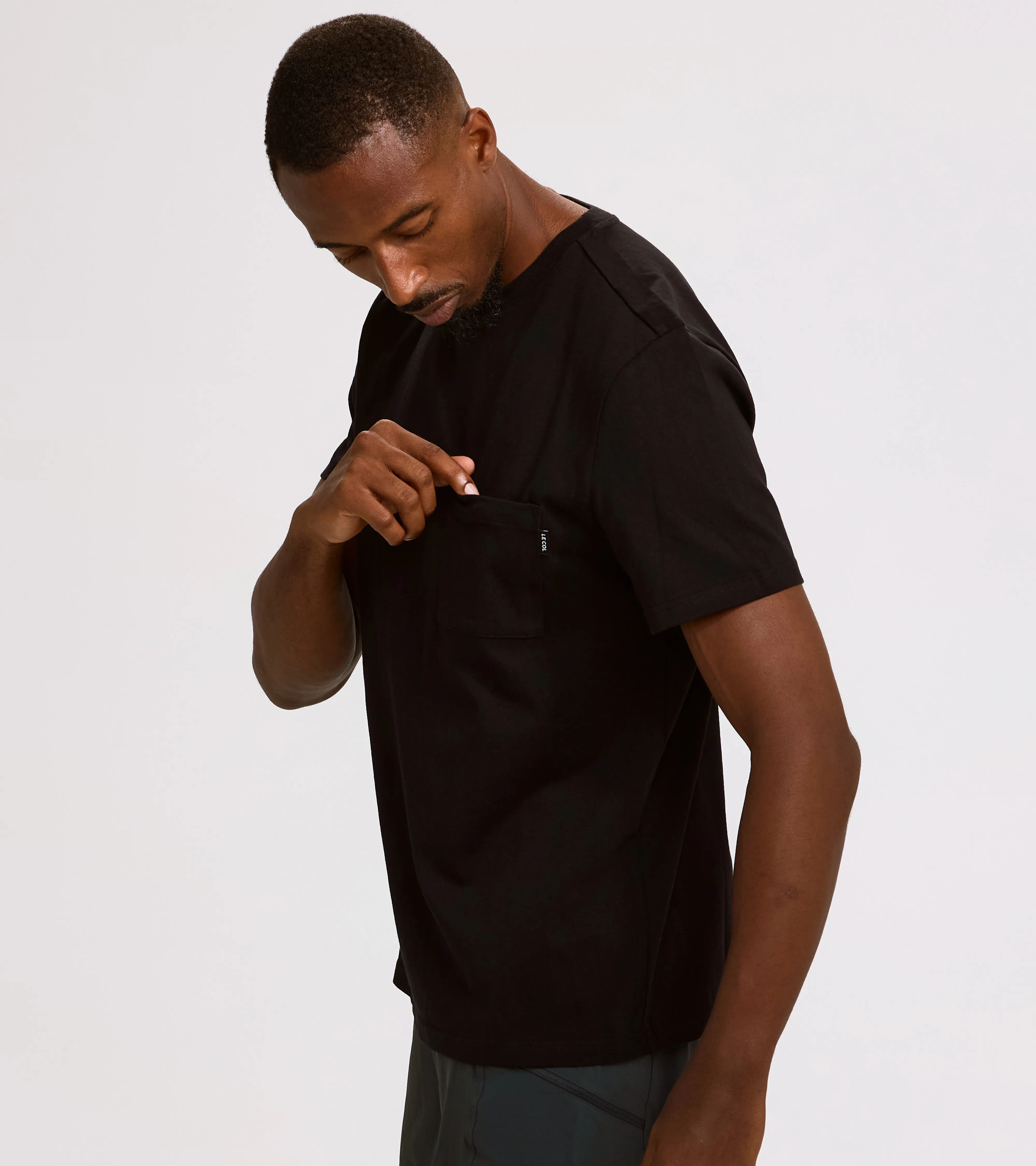 Unisex Cotton Pocket T-Shirt sold by Le Col product image thumbnail 2